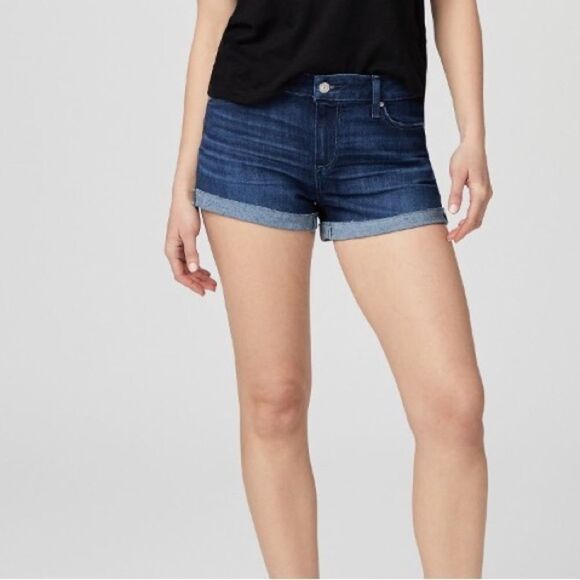 Pre Loved Paige cuffed jean shorts - Picture 3 of 7